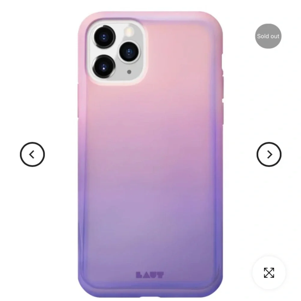 NEW LAUT Heux Fades iPhone 11 Pro Case Lilac Shock Resistant Ombré Pink Purple